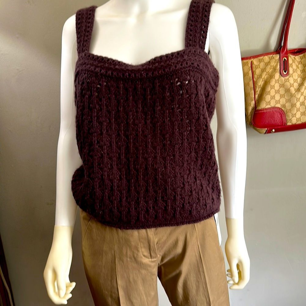Vince Crochet Tank